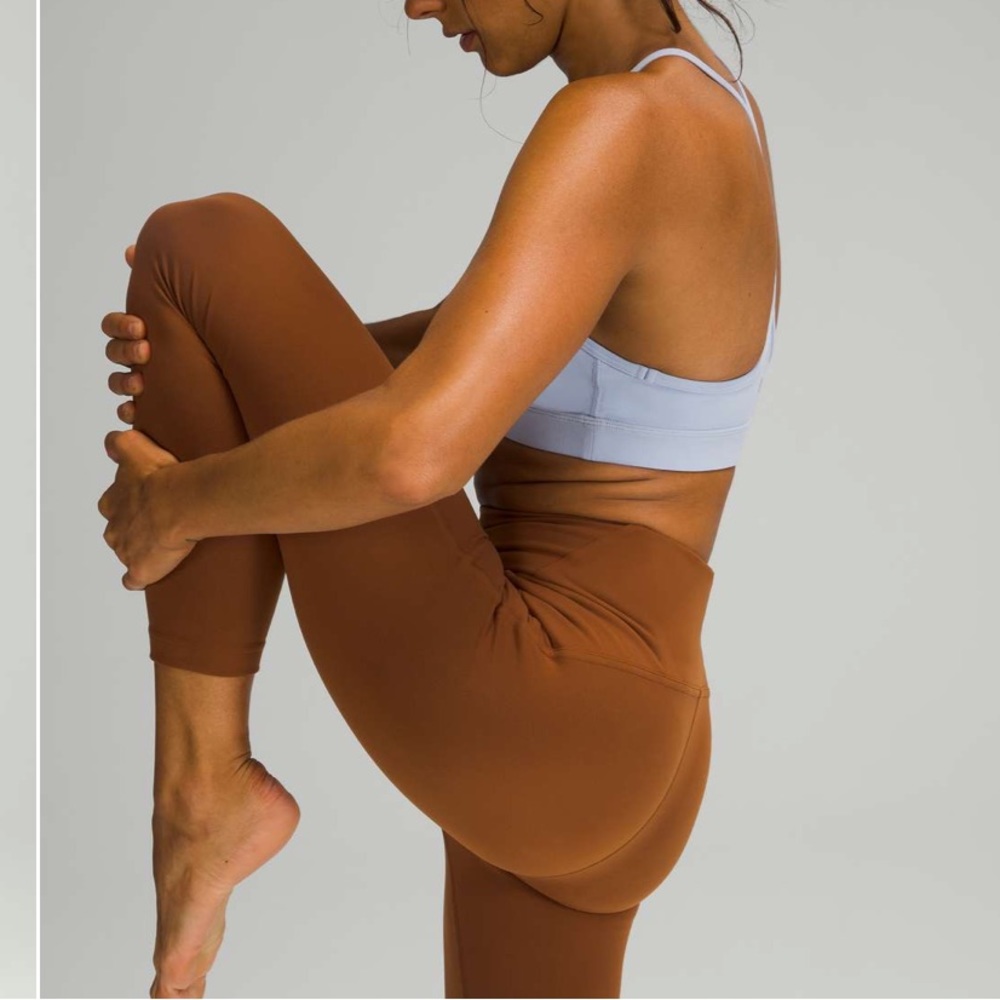 Lululemon instill high rise tights 25” copper